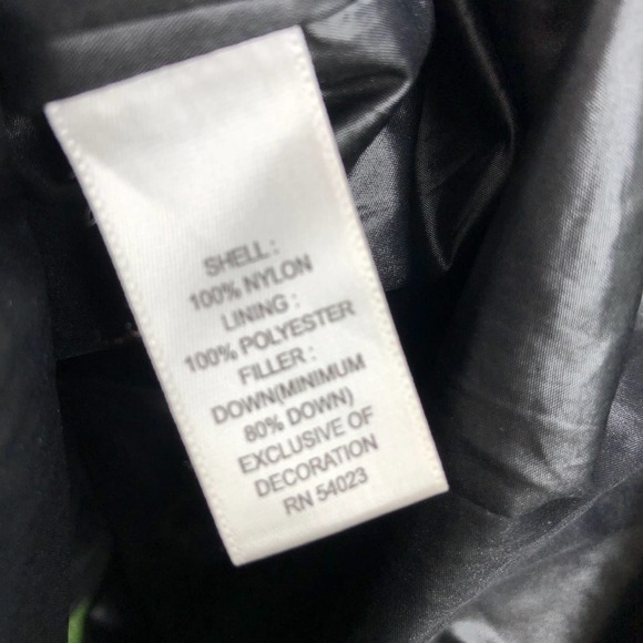 Banana Republic Down Puffer Vest Mens M Green Full Zip Mock Neck Lined Pockets - Picture 4 of 6